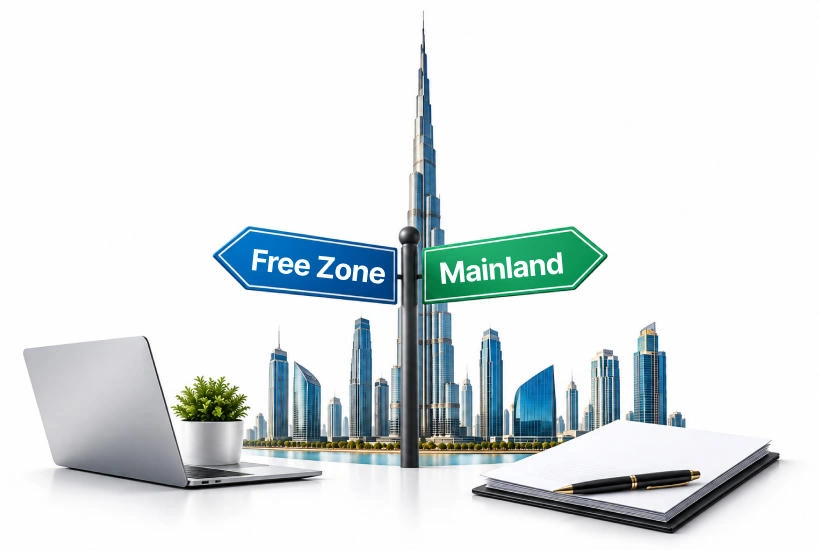 Company Formation in Dubai: Free Zone vs Mainland Setup Guide 2026